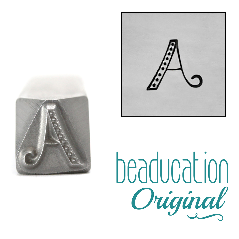 Metal Stamping Tools Kismet Letter "A" 7mm - Beaducation Original